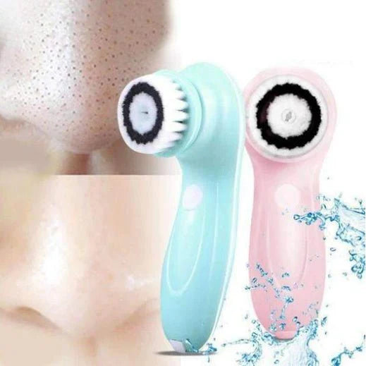 فرشاة تنظيف للوجه قابلة لإعادة الشحن – جهاز تنظيف المسام المقاوم للماء